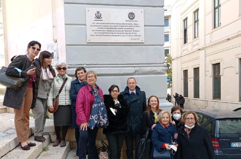 Brindisi ricorda le storie di Clodia e Marta con una targa alla memoria