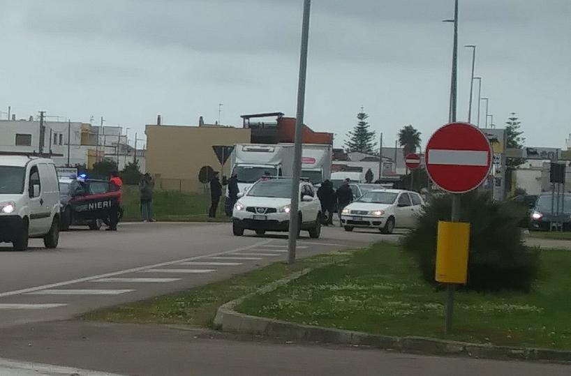 Incidente sulla« Statale 275», strada bloccata e traffico in tilt