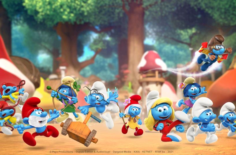 L’eterna «battaglia» dei Puffi contro il perfido Gargamella in una nuova versione 3D