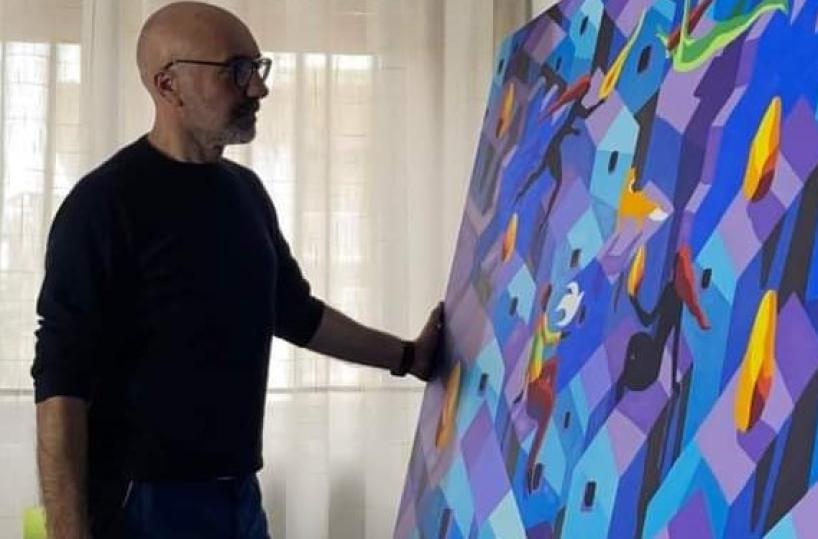 Con le sue «Realtà sospese» Pino Oliva fa incontrare Matera e Siena