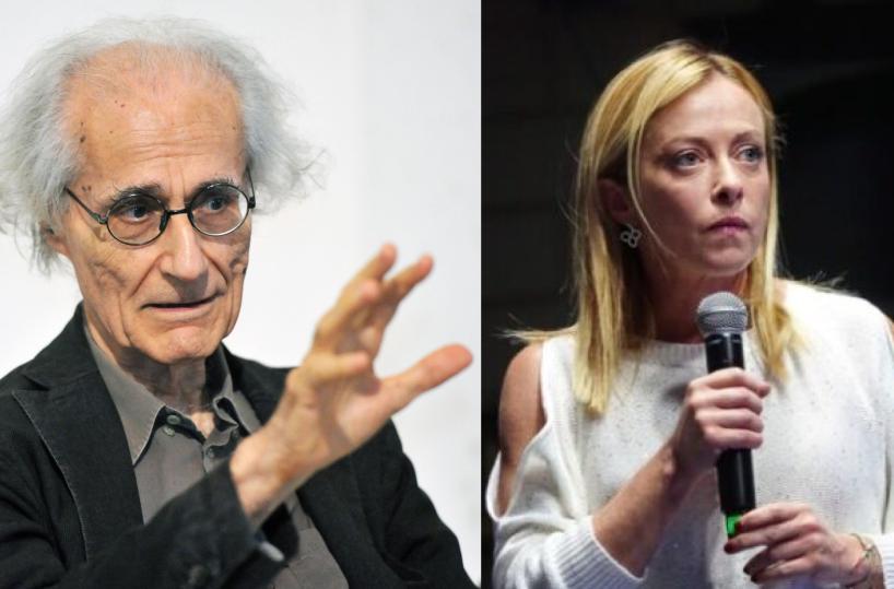 Meloni contro Canfora: «Mi definisce neonazista nell'anima? E io lo querelo»