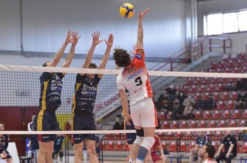 Castellana Grotte, partenza dei playoff con ko: 2-3 a Reggio Emilia