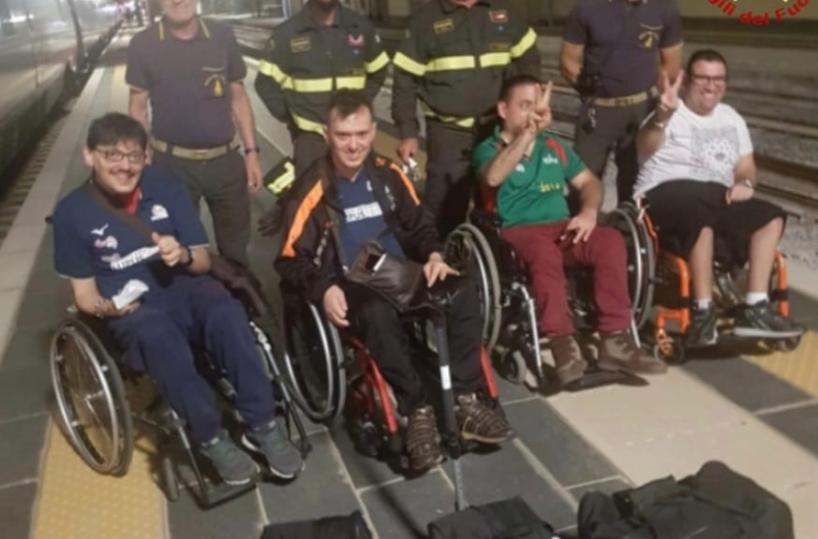 Brindisi, disagi sul treno: atleti paralimpici trasferiti su altra carrozza