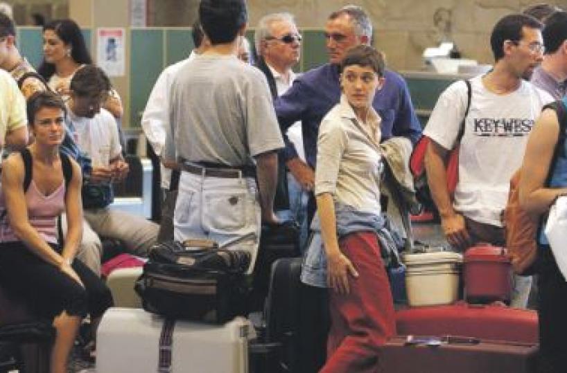 turisti in partenza