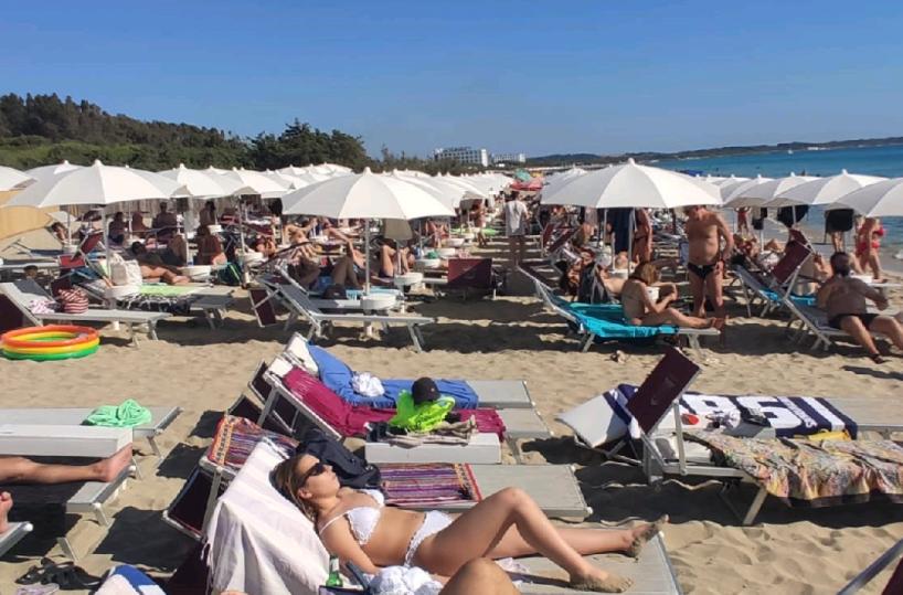 Gallipoli, spiaggia lido Zeus