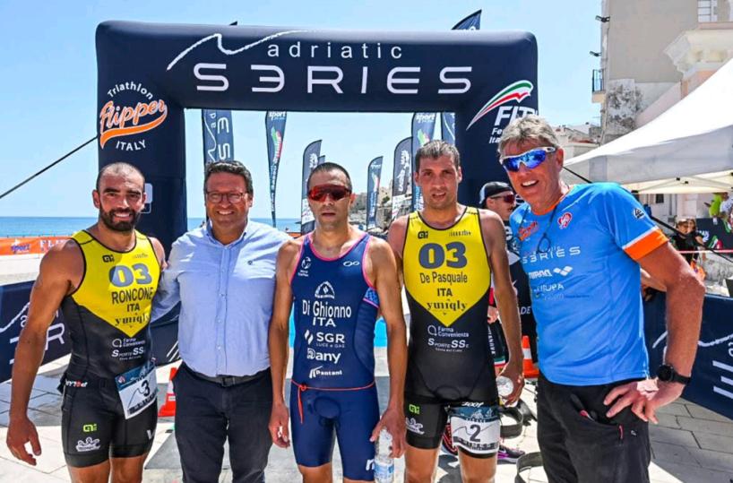 A Vieste il triathlon olimpico: Montanari e Di Ghionno top