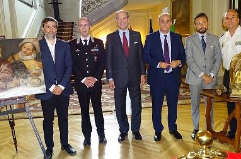 La Spagna restituisce a di Lecce il busto del '600 trafugato nel 2019 
