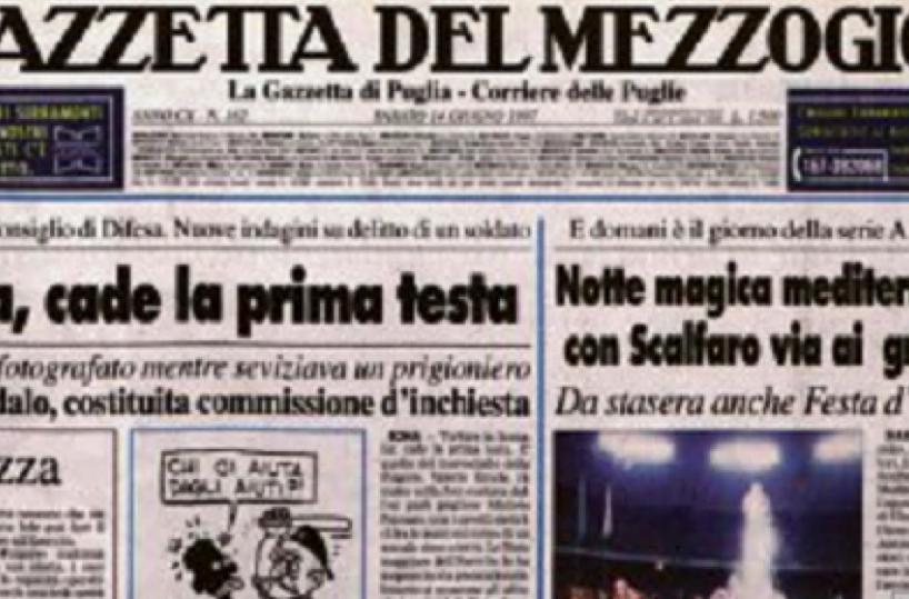Bari &laquo;mediterranea&raquo;, Scalfaro battezza i Giochi del 1997