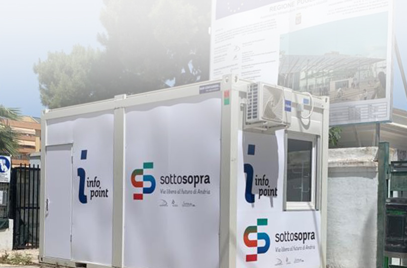 Andria, in piazza Bersaglieri d’Italia un nuovo infopoint della Ferrotramviaria