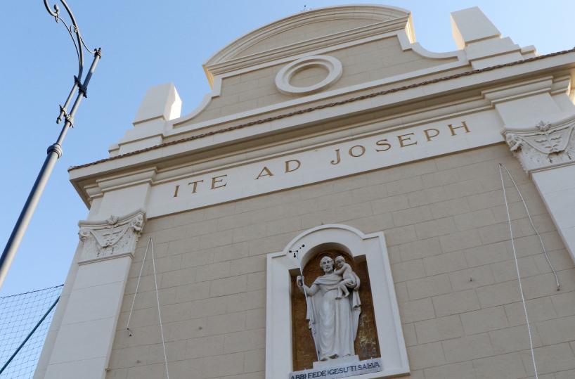 Taranto, nuovo «look» per la facciata della chiesa di San Giuseppe