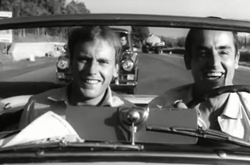 Jean-Louis Trintignant e Vittorio Gassman nel film «Il sorpasso»