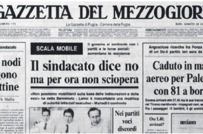 Cade il Dc-9 Itavia il dramma di Ustica