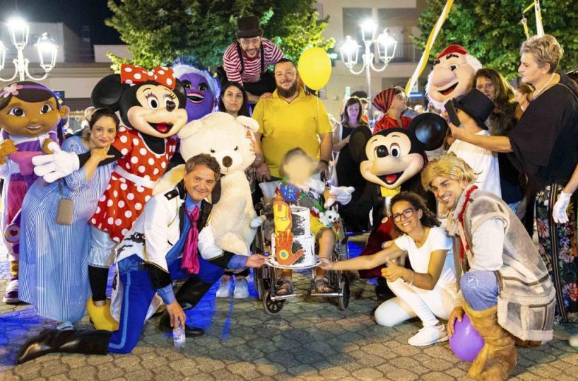 Montalbano di Fasano si trasforma una in Disneyland per il piccolo Ivan