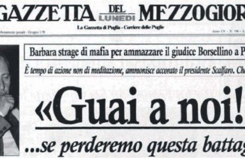 La mafia uccide il giudice Borsellino