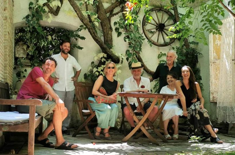 L'attore Toni Servillo a spasso per Lucera 