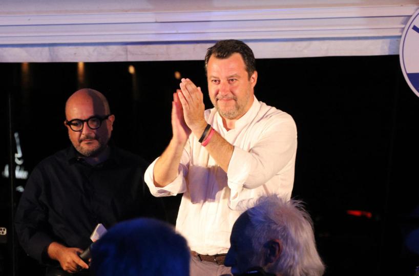 Salvini oggi a Bari lancia la sfida leghista: «Meno tasse, più sicurezza»