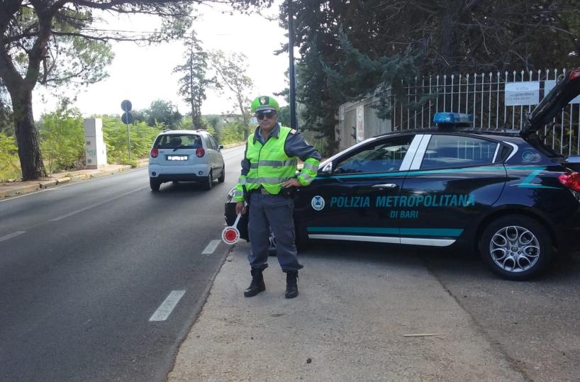 In moto contromano sulla Bari-Corato: multato