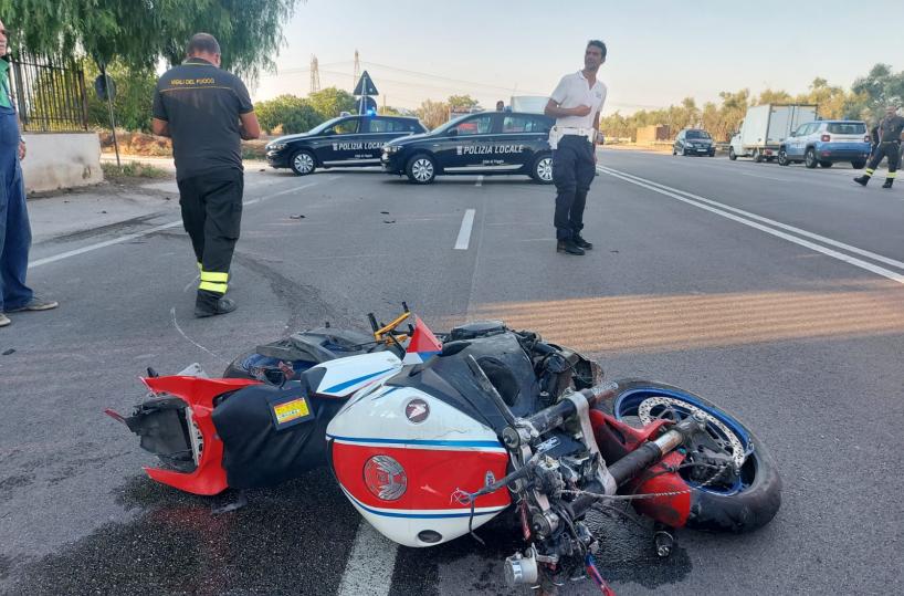 Foggia, scontro auto moto: i due conducenti in codice rosso 