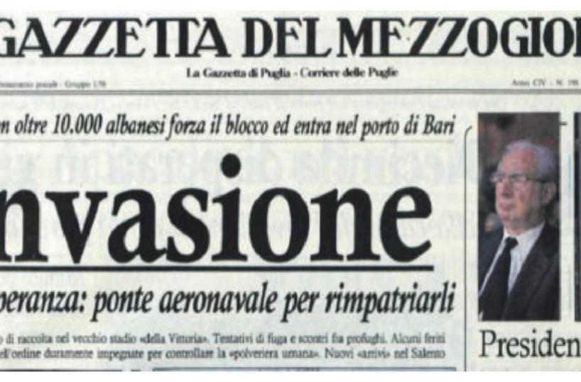 «Vlora», Bari sgomenta di fronte ai diecimila, poi l’attracco e l’attesa