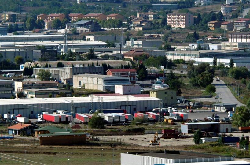 (Potenza). La zona industriale di Tito Scalo