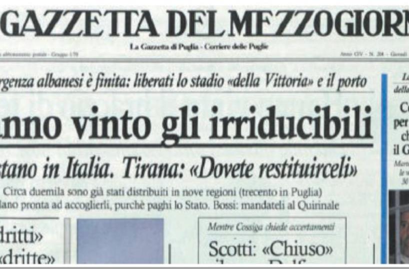 «Vlora», così finì il braccio di ferro