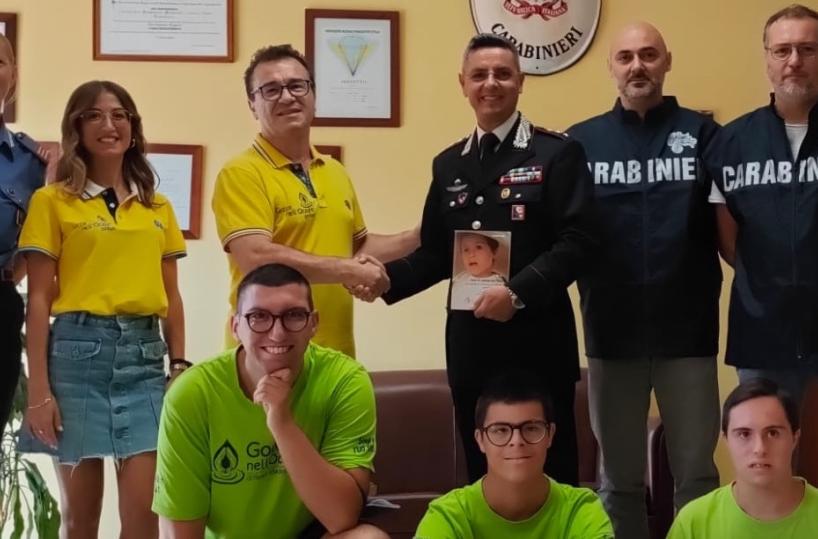 Andria, la buona azione dei Carabinieri verso un'associazione per diversabili