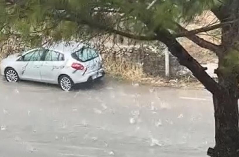 Salento flagellato dal maltempo: a Soleto piovono chicchi di grandine grossi quanto noci