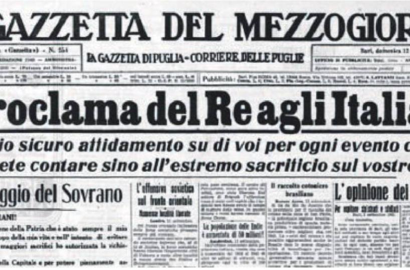 L’armistizio, il re e i massacri in Puglia