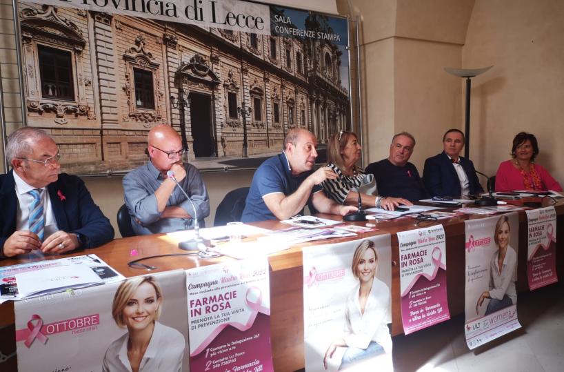 Lecce, campagna «Lilt for women 2022» per la prevenzione del tumore al seno