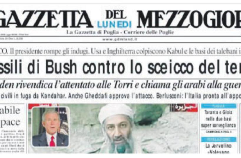 Lotta al terrorismo guerra in Afghanistan