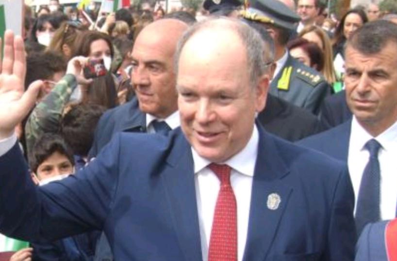Il principe Alberto di Monaco in Puglia il 4 ottobre '22