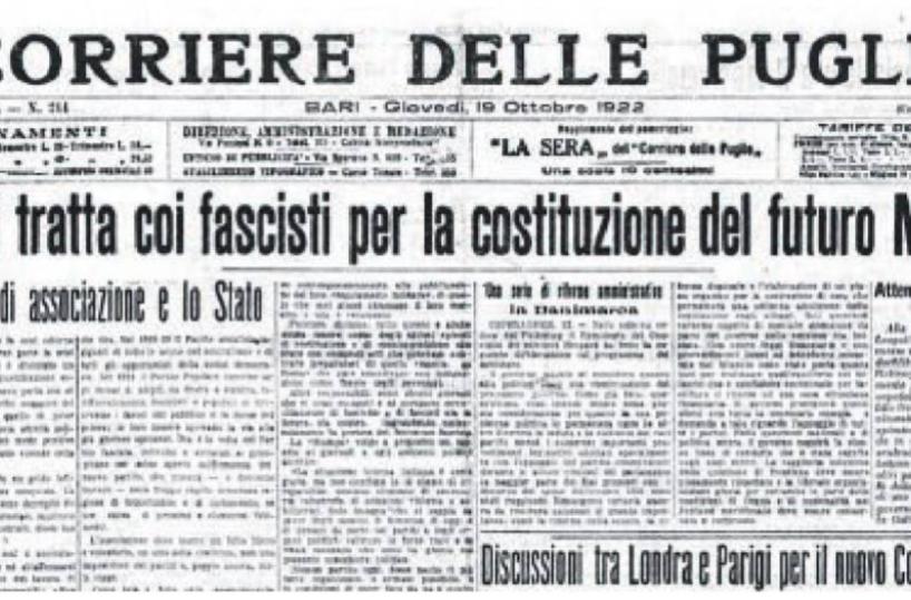 I fascisti preparano la marcia su Roma