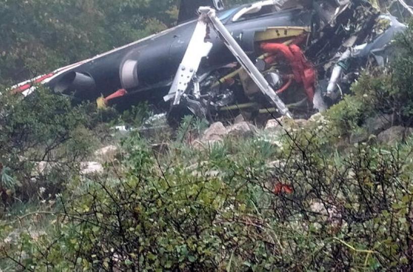 Elicottero precipitato nel Foggiano, mercoledì accertamenti