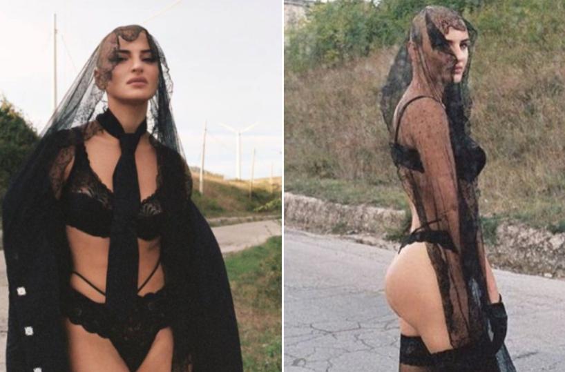 Arisa stupisce i fan con gli scatti osé al lago Pantano in Basilicata
