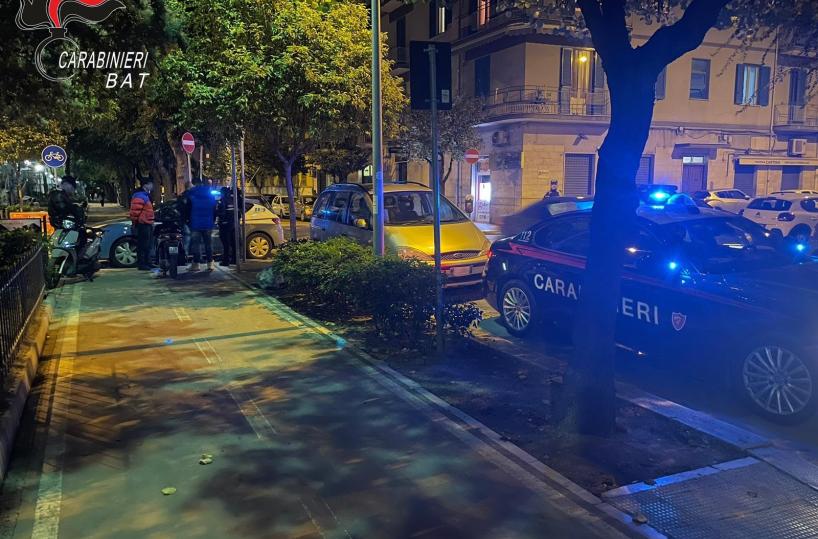 Barletta, controlli dei carabinieri nelle zone “a rischio” baby gang: identificati 15 giovanissimi