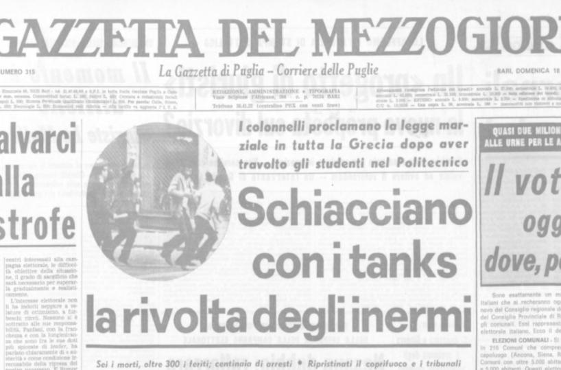 Finisce nel sangue la rivolta degli inermi