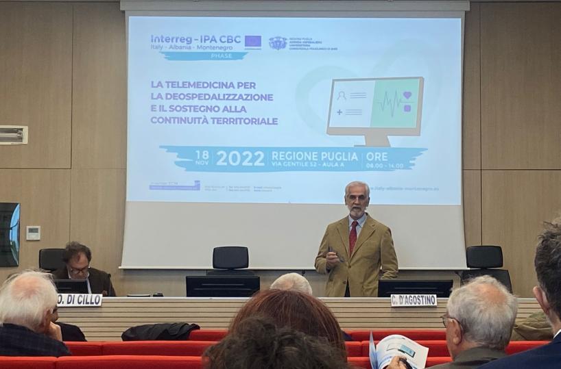 Bari, parte il progetto Phase: il futuro per la deospedalizzazione è la telemedicina 