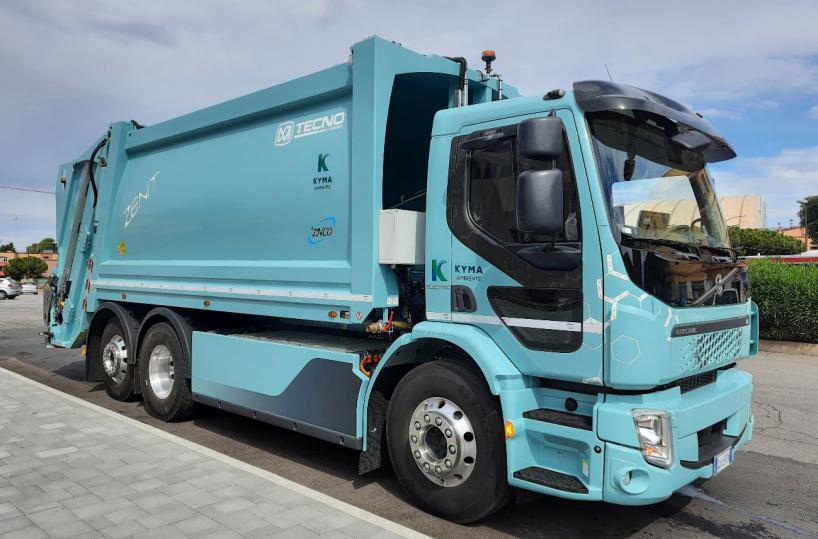 A Taranto raccolta green con il primo truck a spina