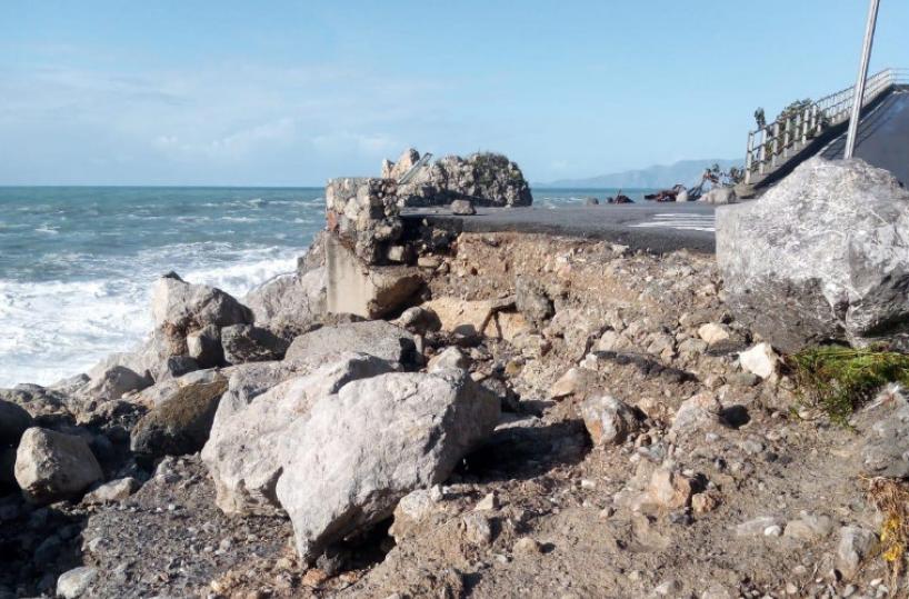 Maratea, i danni della mareggiata