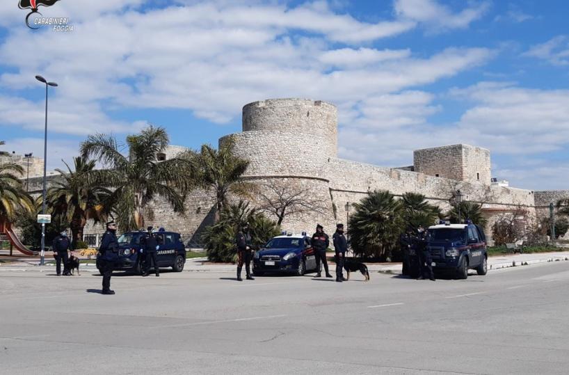 Manfredonia, furto e spaccio di droga: otto arresti in un mese