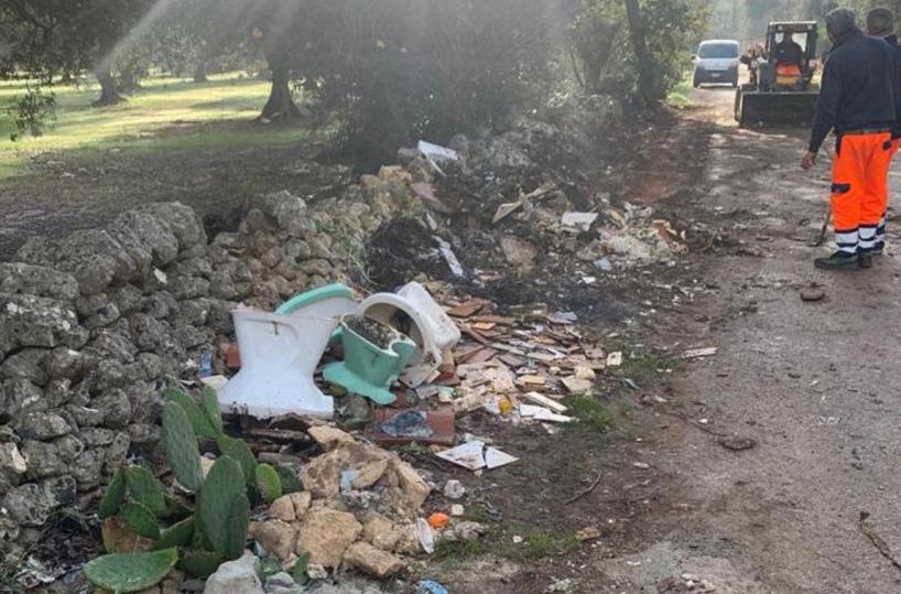 Piaga rifiuti a Francavilla: imponente bonifica avviata nelle contrade