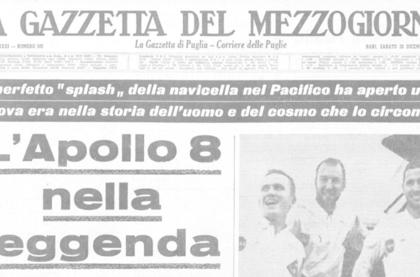 L’«Apollo 8» è a Terra, la missione è compiuta