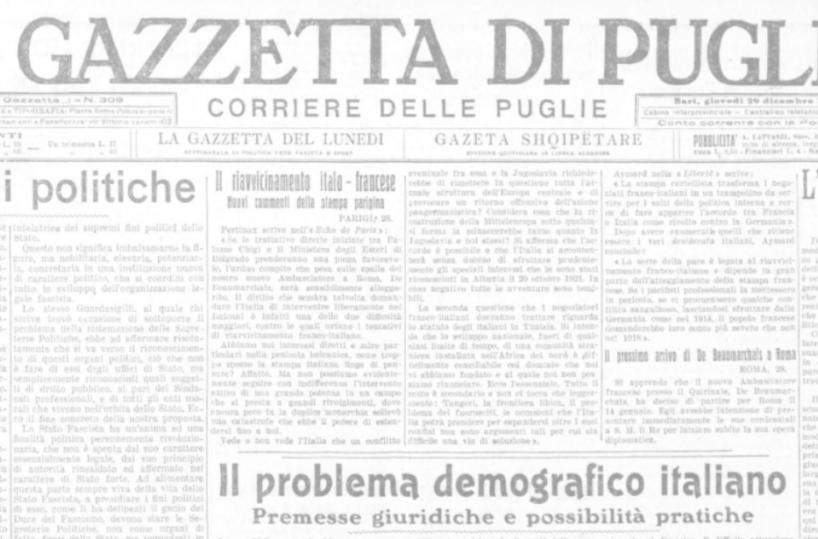 «Palazzo della Gazzetta»,  nel ‘27 il giornale sbarca nella Casa di Piazza Moro