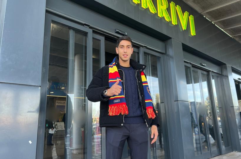 Lecce calcio, infortunio per Maleh: distorsione alla caviglia