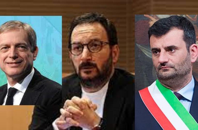 Minacce a Decaro, Cuperlo e Mazzarano in un post no vax con le svastiche sui loro volti
