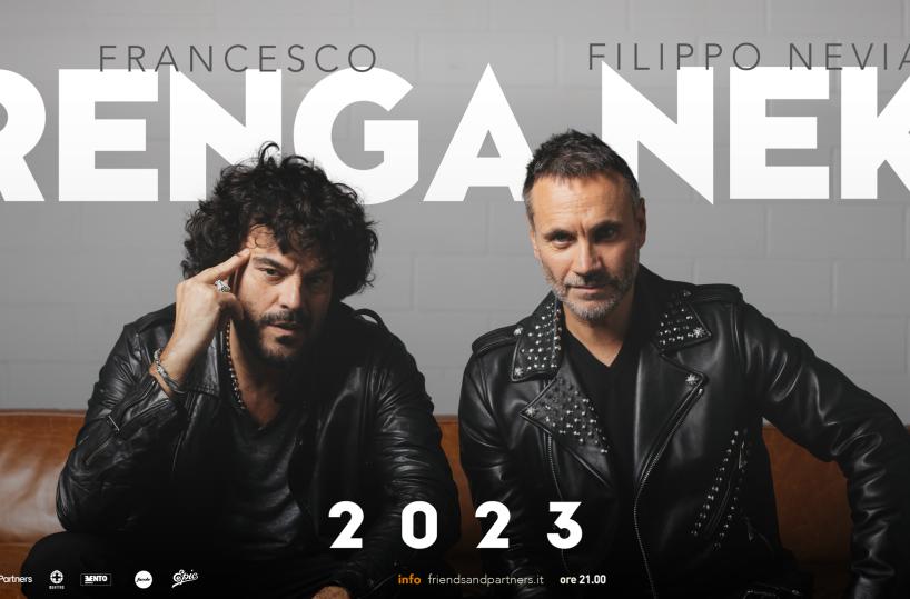 Francesco Renga e Nek il 12 ottobre al Teatro Team di Bari