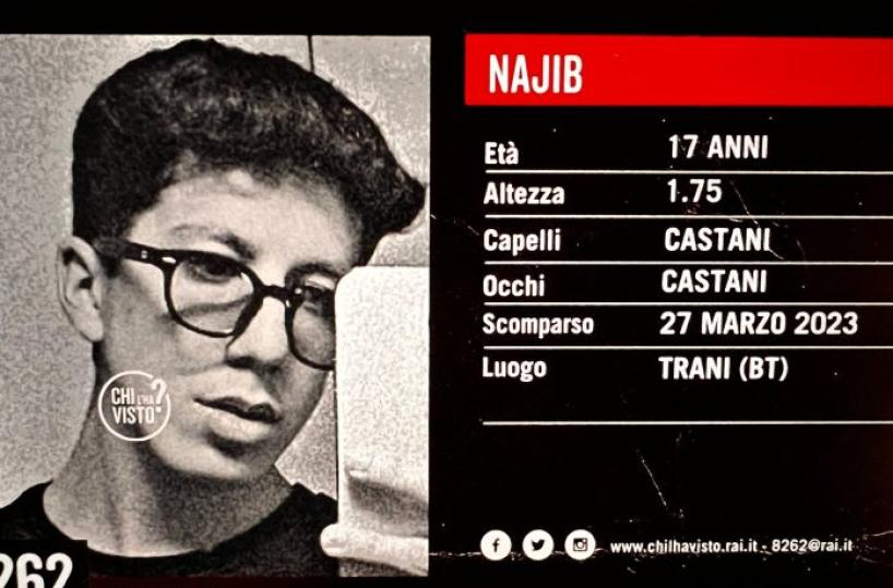 Trani, ritrovato 17enne scomparso dal 27 marzo: era a Bari