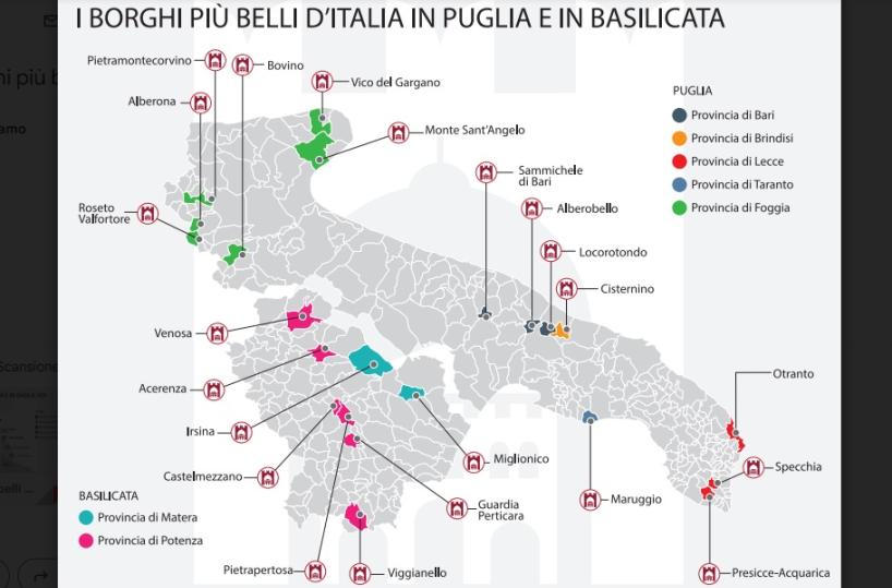 Alla ri-scoperta dei 22 «borghi più belli» tra Puglia e Basilicata