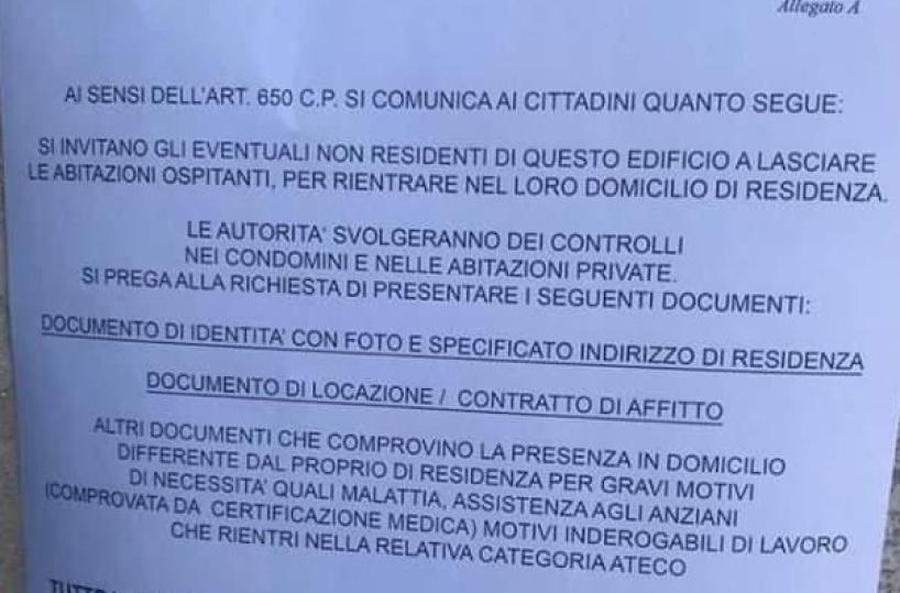 Puglia, falso volantino del Ministero Interno: «E' una truffa» 
