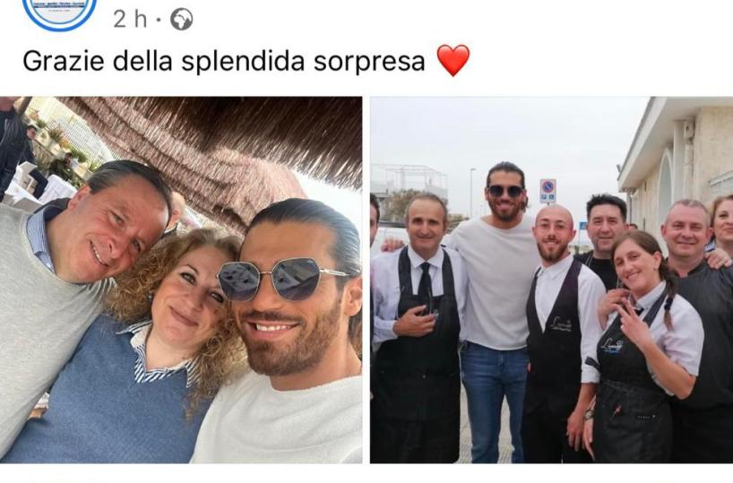 Can Yaman a Bari: ospite di un ristorante a Santo Spirito 